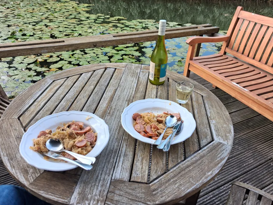 Gerechtfoto van een bezoeker bij recept Zuurkool gestoofd met champignons, spek en worst